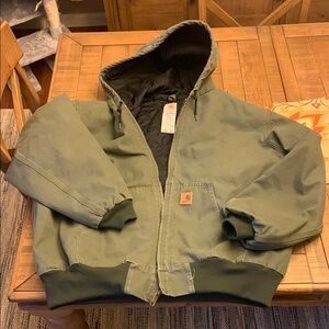 Olive Carhartt jacket 2xl